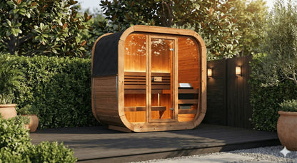 The C 125 Luxury Three Person Outdoor Sauna