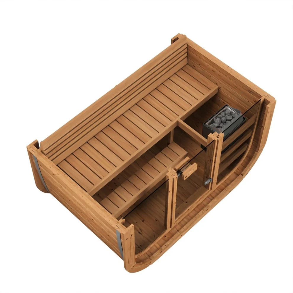 The C 125 Luxury Three Person Outdoor Sauna